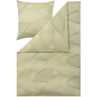 Estella Bettwäsche , Grün , Textil , Graphik , 155x200 cm , Textiles Vertrauen - Oeko-Tex® , hautfreundlich , Heimtextilien, Bettwäsche & Leintücher, Bettwäsche, Flanell-Bettwäsche
