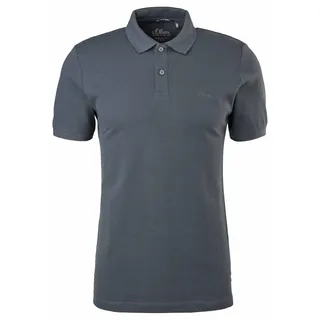 s.Oliver Herren Poloshirt mit Logo-Stickerei – Piqué, Regular Fit, sportlich & leicht
