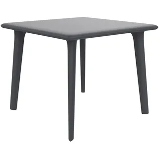 resol New Dessa Quadratischer Tisch für den Innen- und Außenbereich, 90 x 90 cm, Garten, Terrasse, Balkon, Wohnzimmer, Küche, Esszimmer, Design, leicht, vielseitig verwendbar, 2-4 Personen, Sand