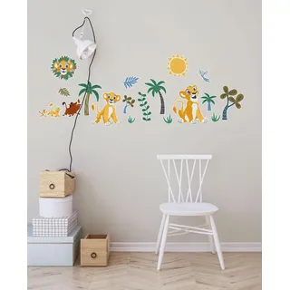 KOMAR Wandtattoo »Lion King Faraway Oasis - Größe 50 x 70 cm« selbstklebend, Wandsticker, Kinderzimmer,