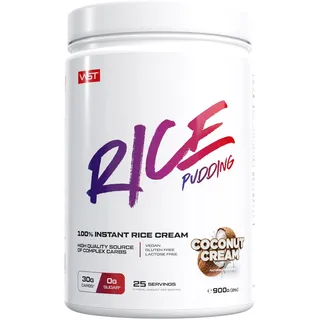 VAST Instant Rice Pudding – Coconut Cream – 900g – Komplexe Kohlenhydrate – Perfekt als Pre- und Postworkout – Zuckerfrei, Fettfrei, Glutenfrei, Laktosefrei