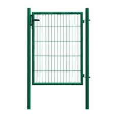 Einzeltor für Einstabmattenzaun Grün 100 cm x 100 cm