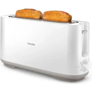Philips Langschlitz-Toaster Weiß