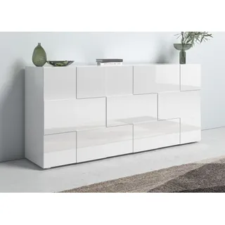 Home Affaire Dama 181 x 84 x 42 cm weiß hochglanz