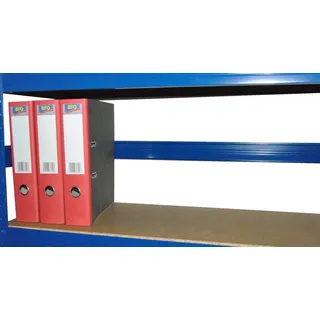 Biedrax Begrenzung für Regale 120 cm, blau