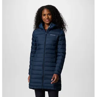Columbia Lange Daunenjacke mit Kapuze für Damen, Lake 22 II