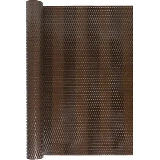 vidaXL Balkon-Sichtschutz Braun und Schwarz 600x90 cm Poly Rattan - Braun