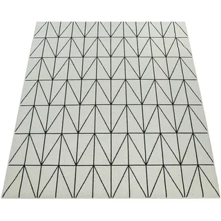 Paco Home Outdoorteppich, weiß, Textil, Rechteckig, 160x230 cm, strapazierfähig, für Fußbodenheizung geeignet Teppiche, & Böden, Teppiche, Outdoorteppiche