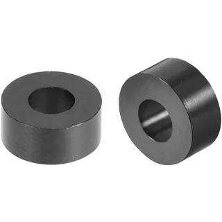 sourcing map 250 Stück ABS Runde Distanzscheibe 3.2 mm Innendurchm. 7 mm Außendurchm. 3 mm Länge für M3 Schraubenblock Schwarz für 3D Drucker TV Wandhalterung Steckdose Pegboard Motorrad