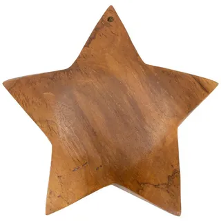 Skulptur , Braun , Holz , Teakholz , 19x19x5 cm , Dekoration, Dekofiguren & Skulpturen, Skulpturen