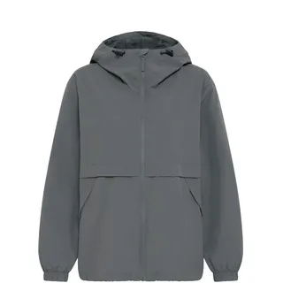 Windbreaker OXMO "Windbreaker OXVisam", Damen, Gr. M, grau (iron gate), Obermaterial: 100% Nylon NY., Jacken Windbreaker
