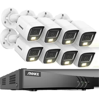 Überwachungskamerasystem, 5MP Auflösung, wetterfestes Design, 8CH DVR 8Stk Kits, 1T