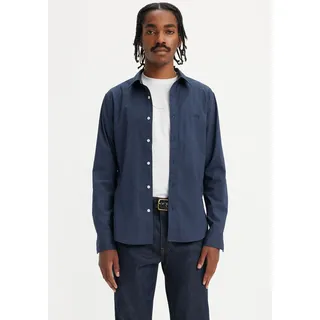 Levi's Herren, Hemd Battery Slim Langarmhemd - Naval academy), M
