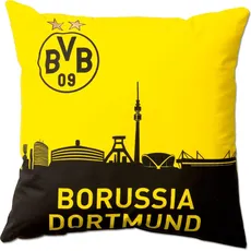 Bild BVB 16820100 - BVB-Kissen mit Skyline, Borussia Dortmund, 40x40cm