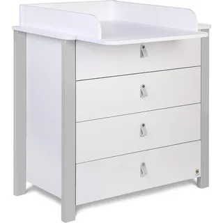 FURNLUX Wickeltisch Etude Grau 90cm / Hauptfarbe: Grau / Abmessungen: 90 x 86 x 50 cm - Grau