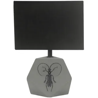 Tischleuchte , Grau , Stein , 19x27x12 cm , Lampen & Leuchten, Innenbeleuchtung, Tischlampen, Tischlampen