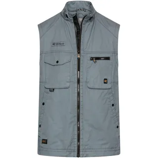 camel active Herren Outdoor Weste mit Innentaschen Sturmblau, menswear-XL