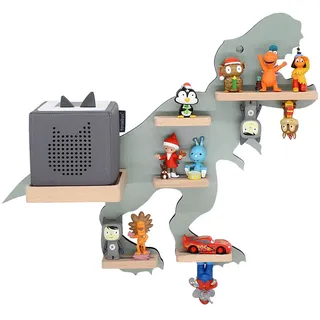 BOARTI Kinderregal Dinosaurier grün