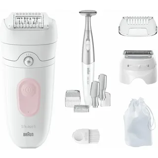 Braun Silk-épil 5 5-230 Weiß/Flamingorosa