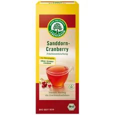 Bio Tee Sanddorn- Cranberry 20 Beutel 50g von LEBENSBAUM