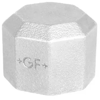 +GF+ Cap galvanized 1"