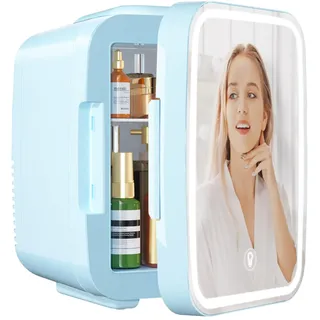 yashe Mini Kühlschrank 4 l 27,5 cm hoch Blau