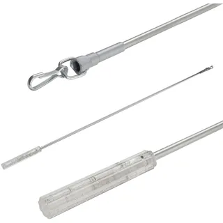 LIEDECO Schleuderstab, Chromstahl für Vorhangschiene, chrom
