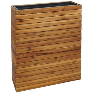 MCW Pflanzkasten Braun , Holz , 63x77x23 cm , Dekoration, Blumen & Blumentöpfe, Übertöpfe