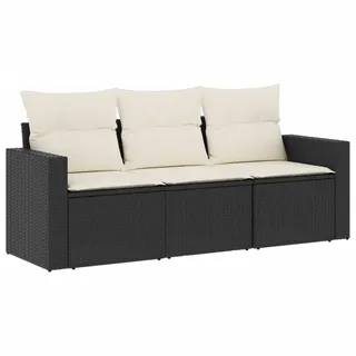 VidaXL 3250993, Cremefarben, Rattan, Stahl, 110 kg, Erwachsene & Kinder, 655 mm, 620 mm - Beige