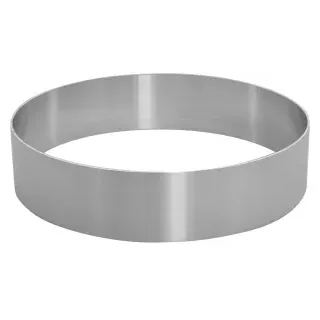 SCHNEIDER Dessert- und Tortenring, Ø 260 mm, Kuchenring aus Aluminium, nahtgeschweißt, Höhe: 60 mm