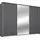 Schwebetürenschrank CORTONA 278 x 233 x 64 cm grau