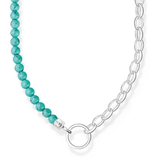 Thomas Sabo Kette mit türkise Perlen 925 Sterlingsilber