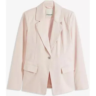 Elegante Damenjacke mit Gürtel - rosa Größe: S - Rosa