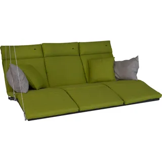 Angerer Freizeitmöbel GmbH Hollywoodschaukel Auflage Lounge Smart - passend für viele 3-Sitzer Hollywoodschaukeln mit Fußteil - Schaukelauflage Made in Germany (Hellgrün)