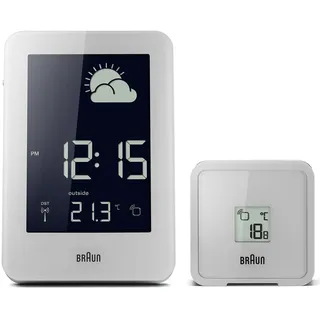 Braun BNC013 Wetterstation / Wecker - Weiß