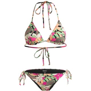 Roxy Printed Beach Classics - Triangle Bikini für Frauen Schwarz