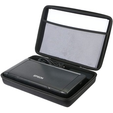 co2CREA Hart Tasche für Epson Workforce WF-110W / WF-100W tragbarer mobiler Tintenstrahldrucker Case Etui Tragetasche (Nur Hülle)