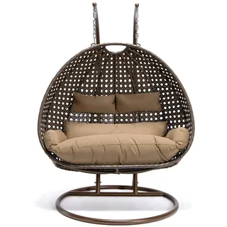 Home Deluxe Hängesessel Twin braun