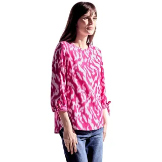 Cecil Damen Bluse mit Muster pink sorbet S