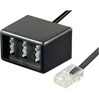 goobay TAE adapter - Schwarz - 0.2m