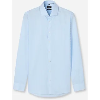 OLYMP Langarmhemd »No 6 six« gestreift, Businesshemd, super slim fit, Royal Kentkragen