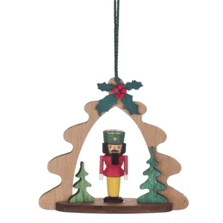 Baumbehang Nussknacker BxHxT 70x70x10mm NEU Christbaumschmuck Baumschmuck Holz