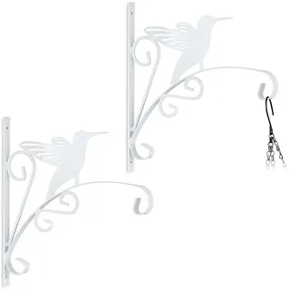 Relaxdays Blumenampel Halterung 2er Set