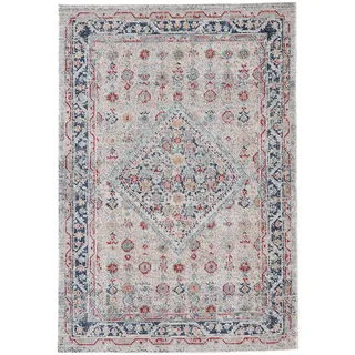 carpetfine Noah 3 Webteppich 80 x 150 cm Grau