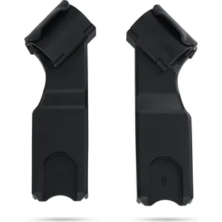 Kinderkraft Adapter Mitzy – 2er Set für Babyschalen I-CARE & MINK PRO, Kompatibel mit Kinderwagen Mitzy, Travel System - Schwarz