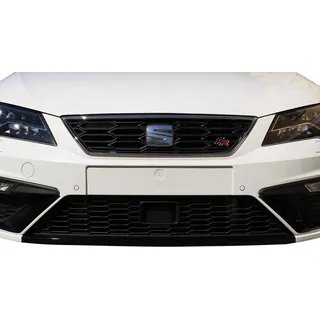 Spoilerschwert Folie -Finest-Folia Lippe Frontspoiler Splitter (Schwarz Glanz, D050 5F ab 2017 Facelift)