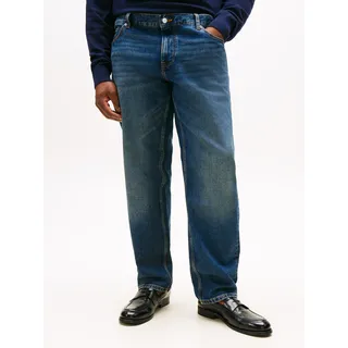 5-Pocket-Jeans "BT-MADISON", Herren, Gr. 48, Länge 32, blau (kells blau), Denim/Jeans, Obermaterial: 99% Baumwolle, 1% Elasthan, TOMMY HILFIGER BIG & TALL, relaxed fit, Jeans 5-Pocket-Jeans, Große Größen, mit leichten Used-Effekten