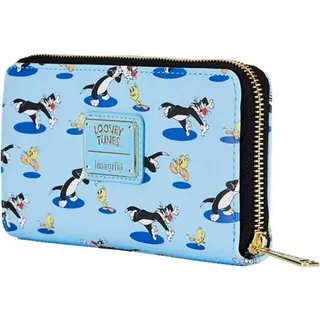 Loungefly Looney Tunes Tweety & Sylvester Geldbörse Kartenetui/Reisedokumentenhülle Reise-Brieftasche Mehrfarbig Veganes Leder