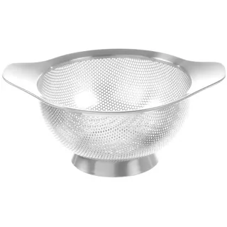 HENDI Gemüsesieb perforiert mit Untersatz und 2 Griffen Ø 18 cm Edelstahl