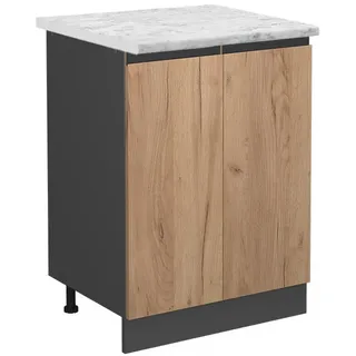 Vicco Unterschrank R-Line 60 x 81,6 x 46 cm Goldkraft Eiche
